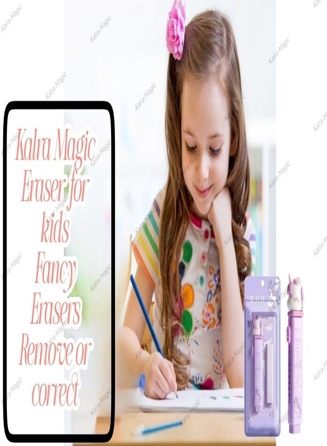 KALRA MAGIC® Erasers with Refilled Slide Pencil Erasers for Back to School Supplies and Party Favors Gift (Green Pack 2) - Image 5